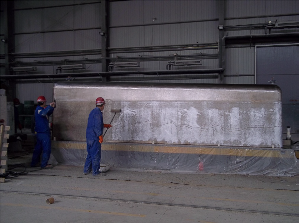 Production of Inner Lining (Layer) on Outside of Inner Mold