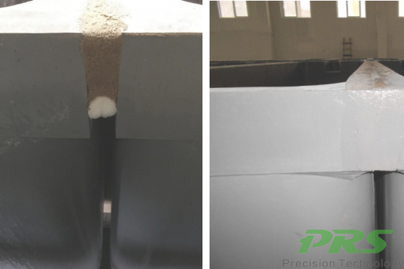 Using the Mortar to Seal the End of the Foam Rod